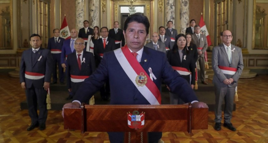 El Congreso peruano decidirá si procesan al presidente Castillo por 